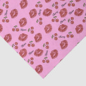 Very Cherry Kersen Lippenstift Kisses Tissue Paper Tissuepapier (Detail)