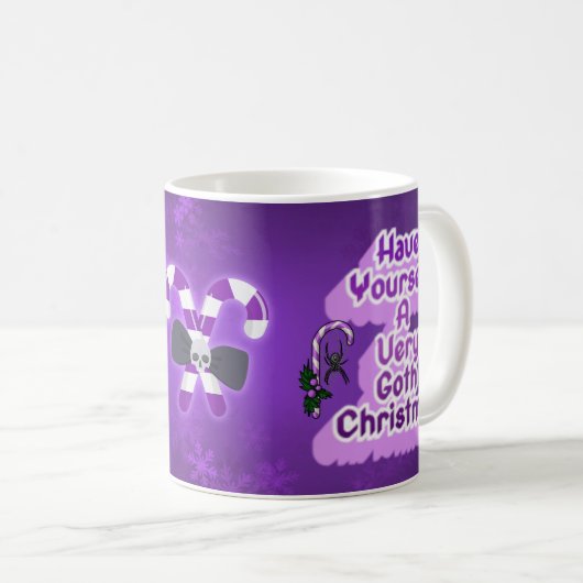 Very Goth Christmas Koffiemok (Voorkant rechts)