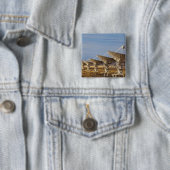 Very Large Array aka National Radio Astronomy Vierkante Button 5,1 Cm (In situ)