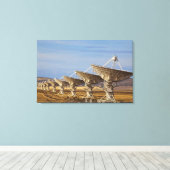 Very Large Array oftewel National Radio Astronomy Canvas Afdruk (Insitu (Houten vloer))
