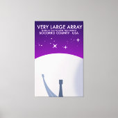 Very Large Array ruimteobservatorium ruimte kunst. Canvas Afdruk (Voorkant)