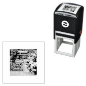 Very Merry Christmas Classic Traditional Winter Zelfinktende Stempel (In situ)
