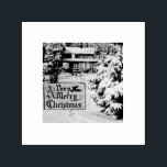 Very Merry Christmas Classic Traditional Winter Zelfinktende Stempel<br><div class="desc">From an authentic magic lantern slide in our private archive. Colors have been digitally restored and enhanced for your seasoning,  bringing the image back to its original glory.</div>