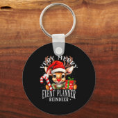 Very Merry Event Planner Reindeer Matching Christm Sleutelhanger (Voorkant)