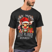 Very Merry Event Planner Reindeer Matching Christm T-shirt (Voorkant)
