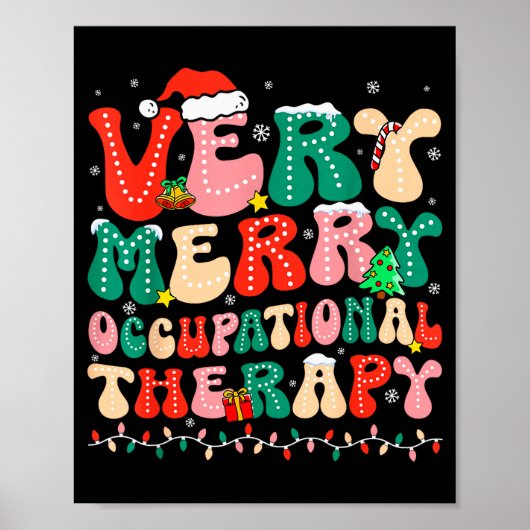 Very Merry Occupational Therapy Groovy Ot Squad Ch Poster (Voorkant)