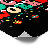 Very Merry Social Worker Xmas Cool Christmas Socia Poster (Hoek)