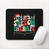 Very Merry Speech Therapy Christmas Speech Therast Muismat (Met muis)