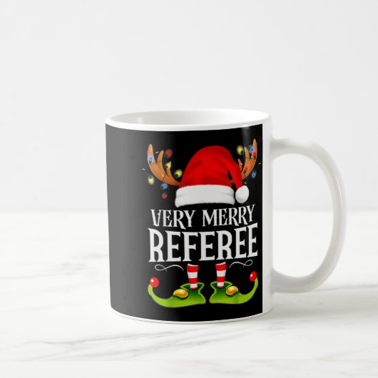 Very Merry X-mas Referee Matching Christmas  Koffiemok (Rechts)