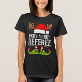 Very Merry X-mas Referee Matching Christmas  T-shirt (Voorkant)