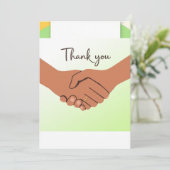 Very nice design for  bedankkaart (Staand voorkant)