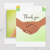 Very nice design for  bedankkaart (Voorkant / Achterkant)