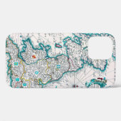 Very Old Antique Map of Britannia Case-Mate iPhone Case (Achterkant (horizontaal))