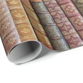 Very Old Banded Book Spines Cadeaupapier (Rol Hoek)