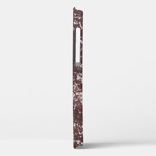 Very old rusted sheet iron. Metaalstructuur Case-Mate iPhone Case (Achterkant / Links)