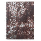 Very old rusted sheet iron. Metaalstructuur Notitieboek (Voorkant)