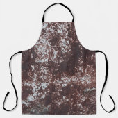 Very old rusted sheet iron. Metaalstructuur Schort (Voorkant)