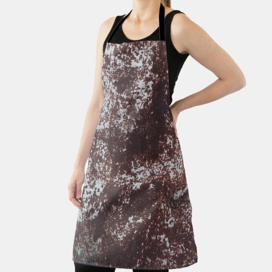 Very old rusted sheet iron. Metaalstructuur Schort (Insitu)