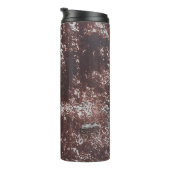 Very old rusted sheet iron. Metaalstructuur Thermosbeker (Geroteerd rechts)