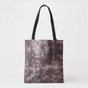 Very old rusted sheet iron. Metaalstructuur Tote Bag