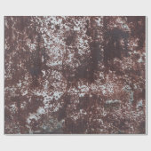 Very old rusted sheet iron. Textured metal surface Cadeaupapier (Vlak)