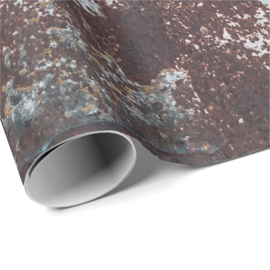 Very old rusted sheet iron. Textured metal surface Cadeaupapier (Rol Hoek)