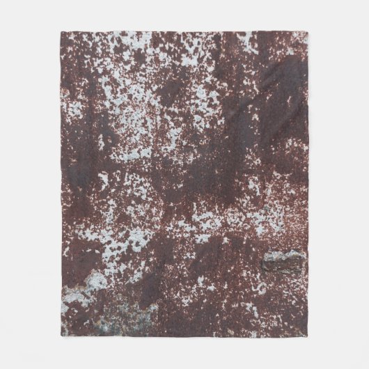 Very old rusted sheet iron. Textured metal surface Fleece Deken (Voorkant)
