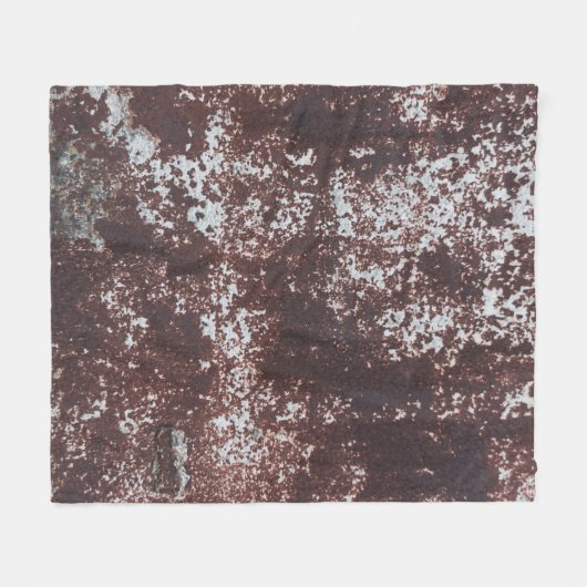 Very old rusted sheet iron. Textured metal surface Fleece Deken (Voorkant (Horizontaal))