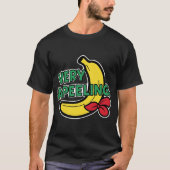 "Very-peeling" Leuke Banana Pun T-shirt (Voorkant)