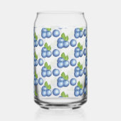 Very Sweet Summer Blueberries Blikvorm Glas (Voorkant)