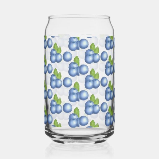 Very Sweet Summer Blueberries Blikvorm Glas (Rechts)