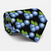 Very Sweet Summer Blueberries Stropdas (Opgerold)