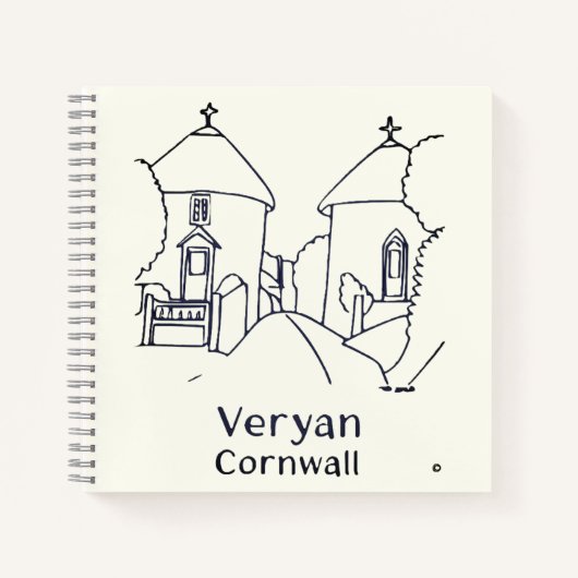 Veryan Round Houses gastenboek Notitieboek (Voorkant)