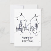 Veryan Roundhouses card Bedankkaart (Voorkant)