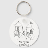 Veryan Roundhouses Keyring Sleutelhanger (Voorkant)
