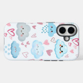 Verzachte Dromerige Wolken Case-Mate iPhone Case (Achterkant (horizontaal))