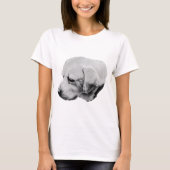 Verzachte stilte t-shirt (Voorkant)