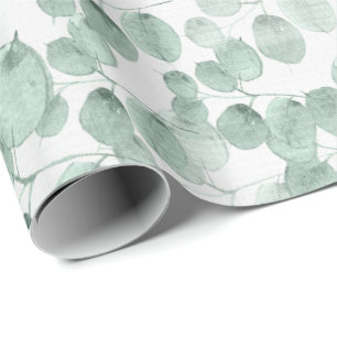 Verzachtend Sage Leaves Cadeaupapier