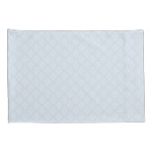 Verzachtend zacht blauw damast patroon kussensloop (Achterkant-Rechts)