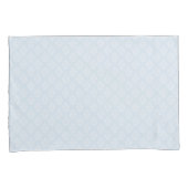 Verzachtend zacht blauw damast patroon kussensloop (Voorkant-Rechts)