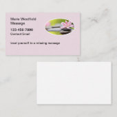 Verzachtende massage Visitekaartjes Nieuw ontwerp (Voorkant / Achterkant)