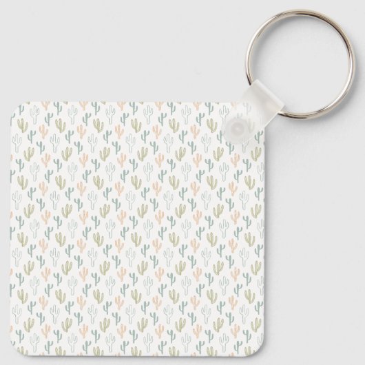 Verzachtende OCD Spikes: Cactus Decor Sleutelhanger (Achterkant)