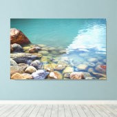 Verzachtende Rocks in Natuur Canvas Art (Insitu (Houten vloer))