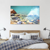 Verzachtende Rocks in Natuur Canvas Art (Insitu (Slaapkamer))