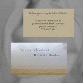 Verzachtende Waterverf Visitekaartje