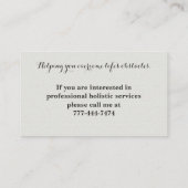 Verzachtende Waterverf Yellow Daisies Visitekaartj Visitekaartje (Achterkant)