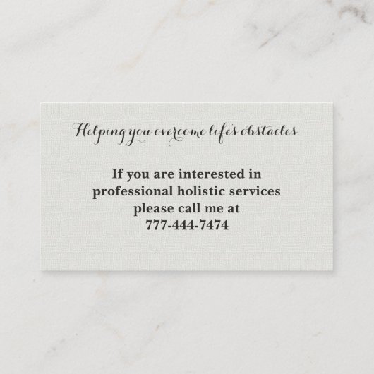 Verzachtende Waterverf Yellow Daisies Visitekaartj Visitekaartje (Achterkant)