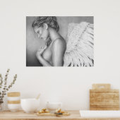 Verzachtheid van een engel-Poster Poster (Keuken)