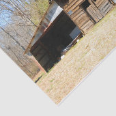 Verzadigd roestig oud schuur herfstbos tissuepapier (Detail)