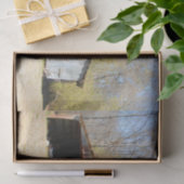 Verzadigd roestig oud schuur herfstbos tissuepapier (Geschenk)